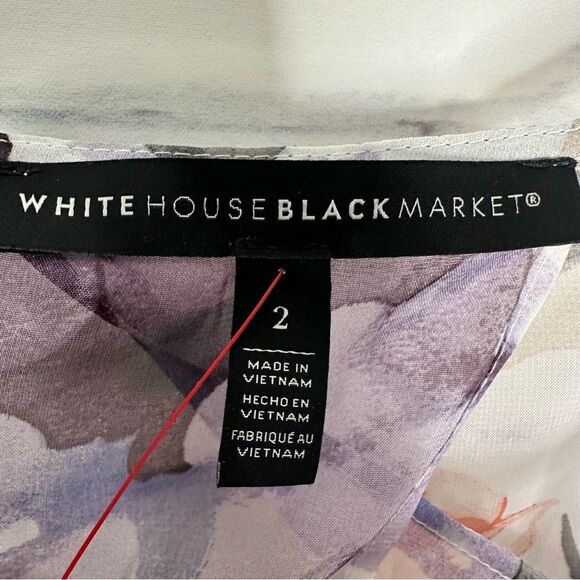 White House Black Market size 2 top - Picture 3 of 7
